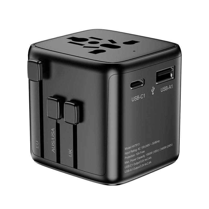 Multi-Country Travel Adapter with USB Charging Ports