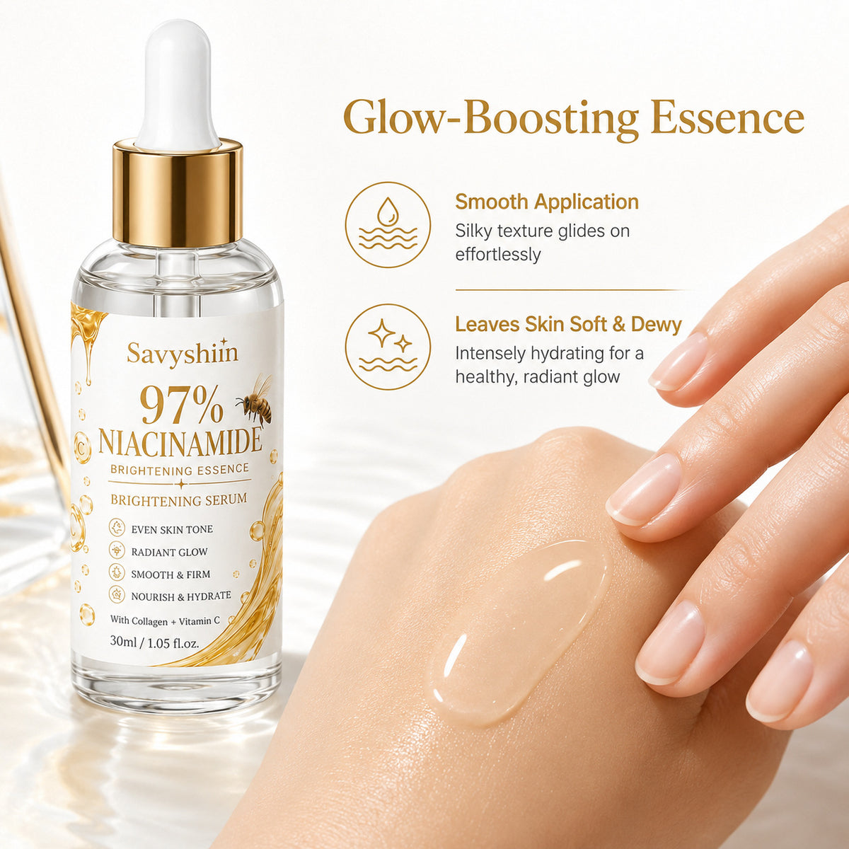 Brightening Essence with Niacinamide and Hyaluronic Acid