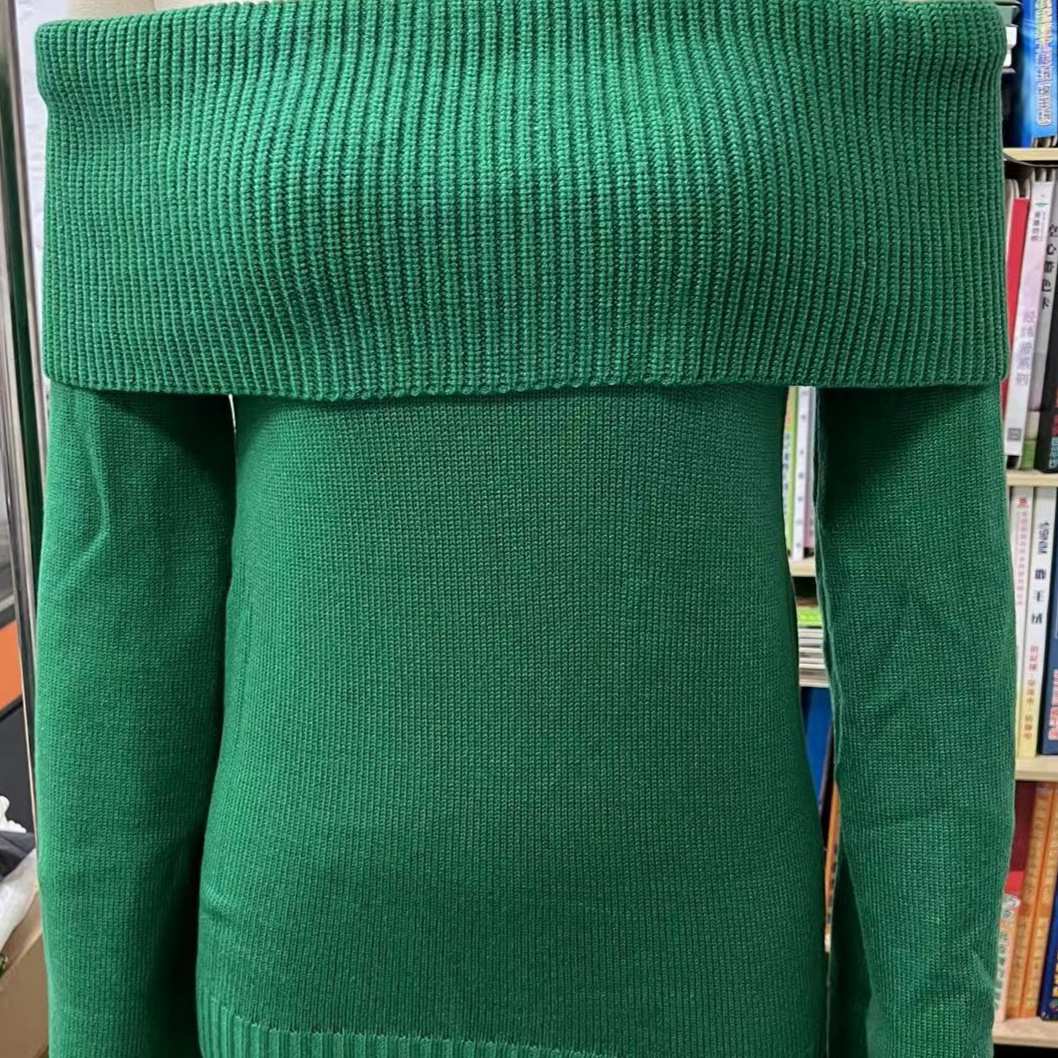 Womens Slim-fit Knitted Backless Sweater