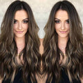 Long Curly Synthetic Wig with Side Bangs