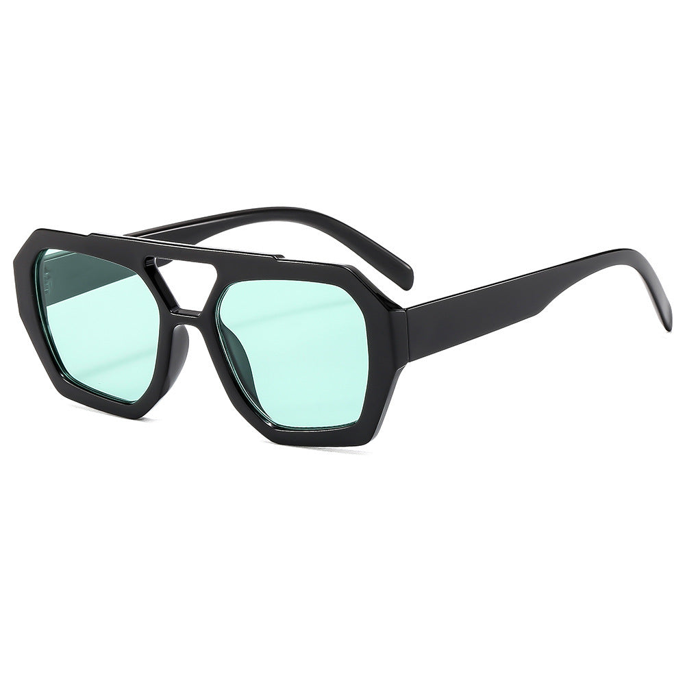 Retro Square Frame Sunglasses