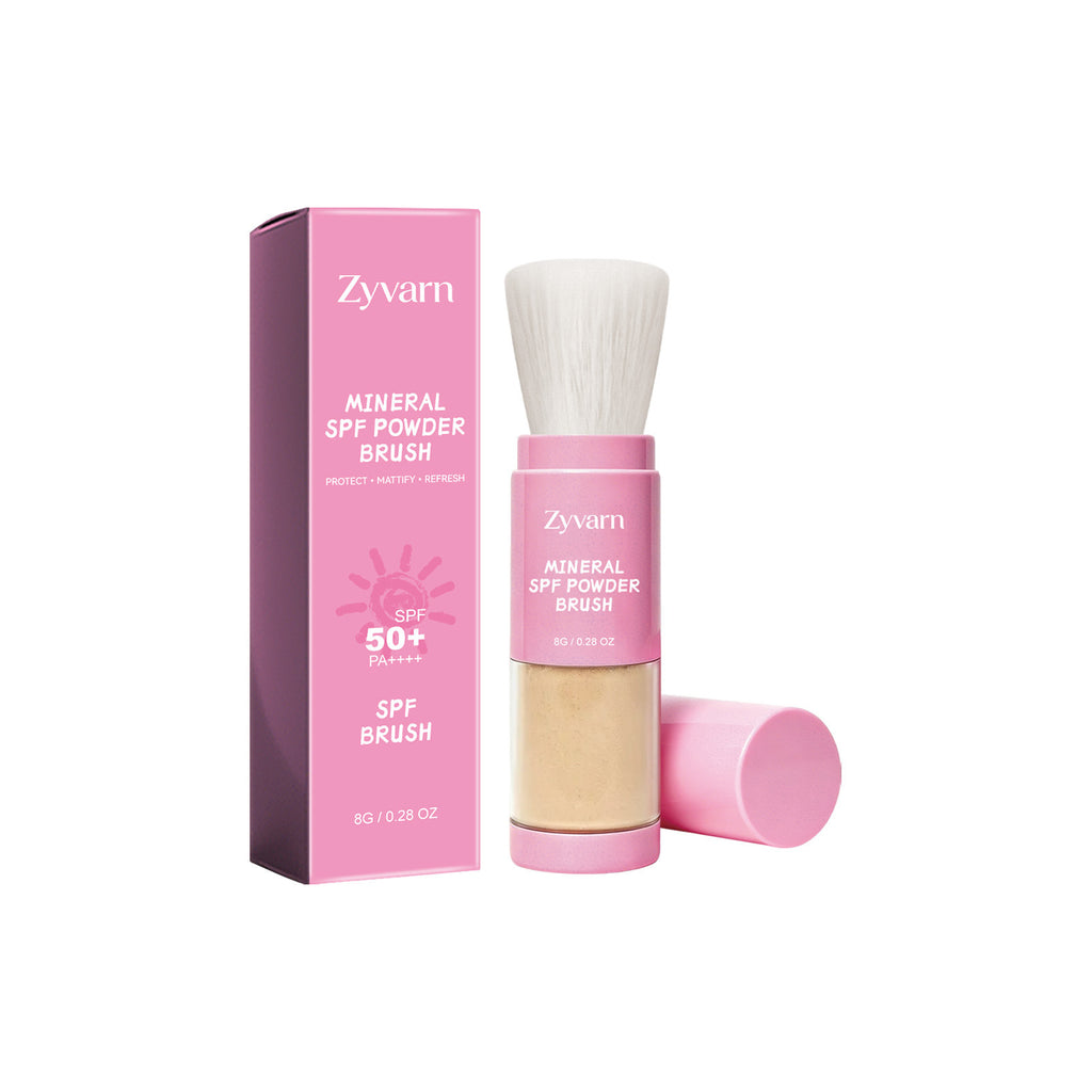 Mineral Protective Powder Brush Lightweight Invisible Coverage