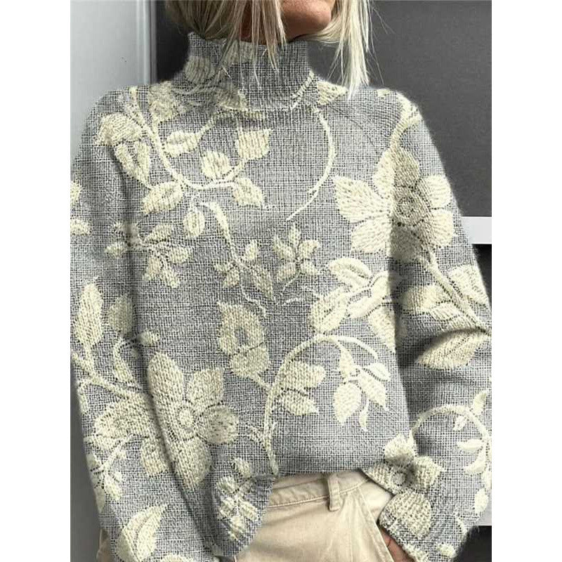 Women's pullover printed loose-fitting casual top