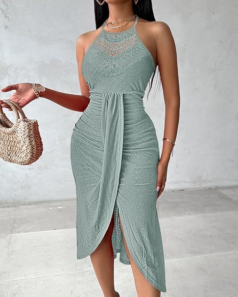 Hollow-out dress