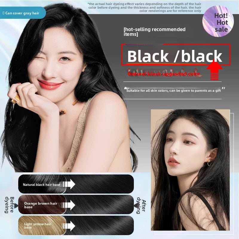 Three-in-One Hair Dye for Gentle Coloring and Gray Coverage