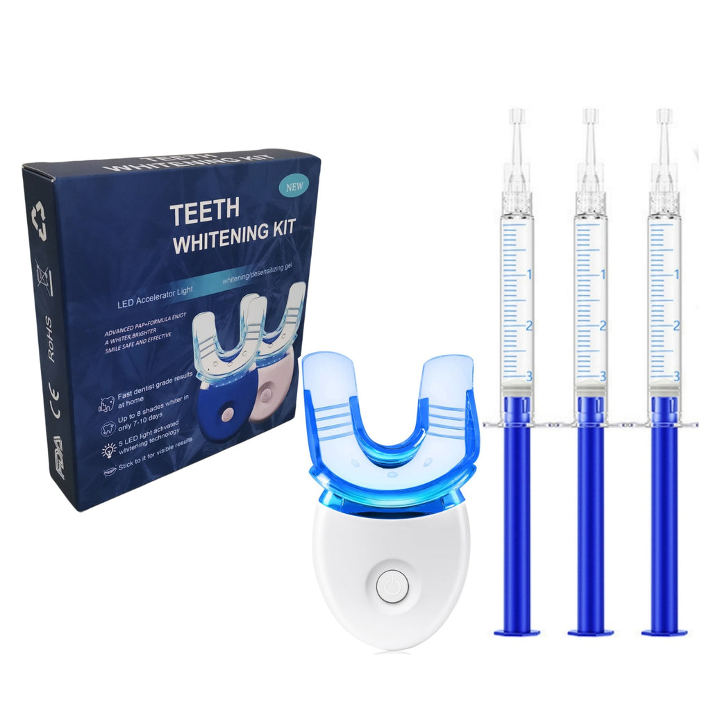 Teeth Whitening Kit with Blue Light