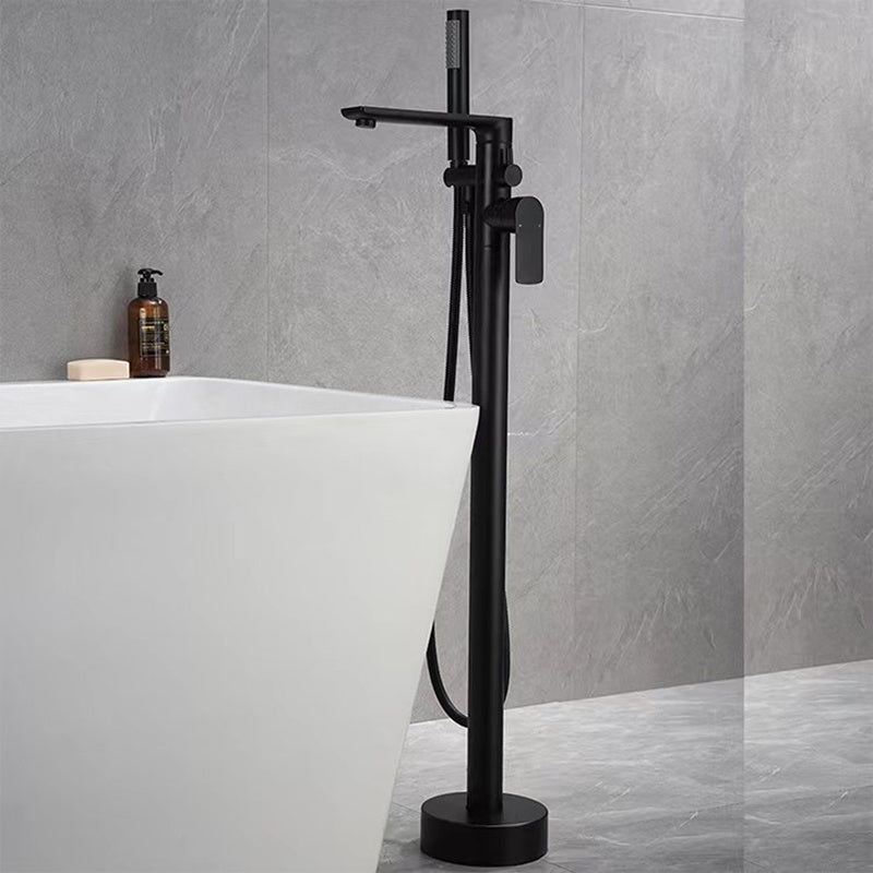 Freestanding Brass Bathtub Faucet with Shower
