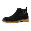 Mens Brogue Chelsea Leather Boots