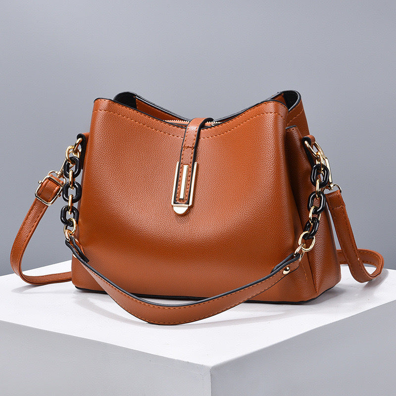 Womens Shoulder Crossbody Bucket Bag