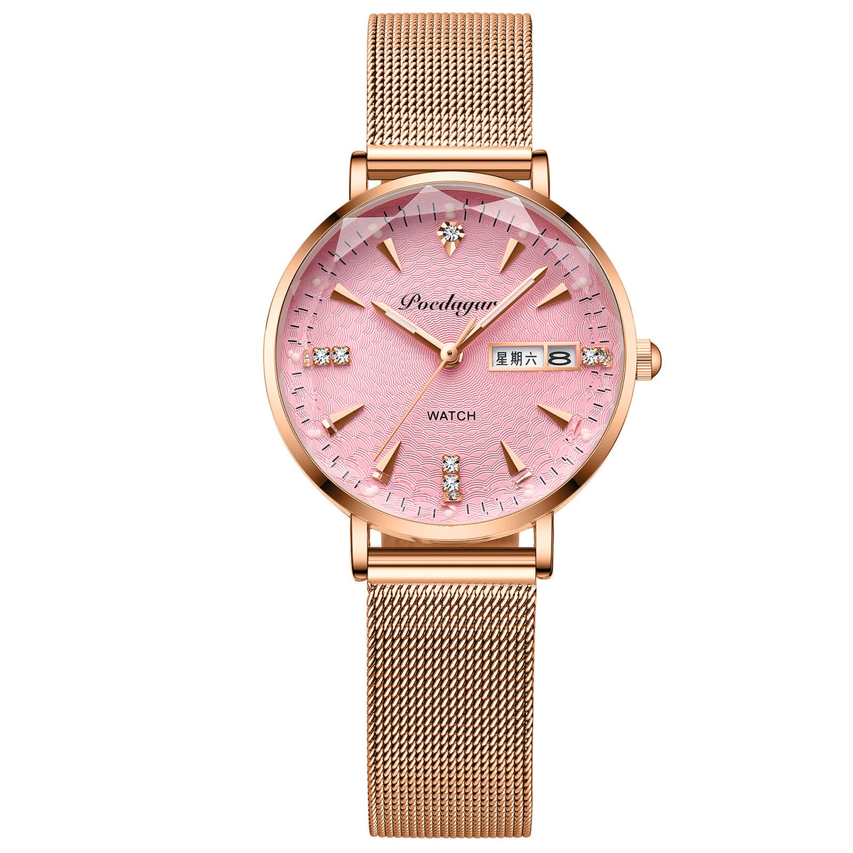 Waterproof luminous women?s watch