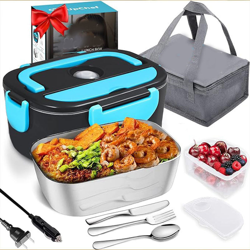 Electric Heating Lunch Box with Stainless Steel Interior