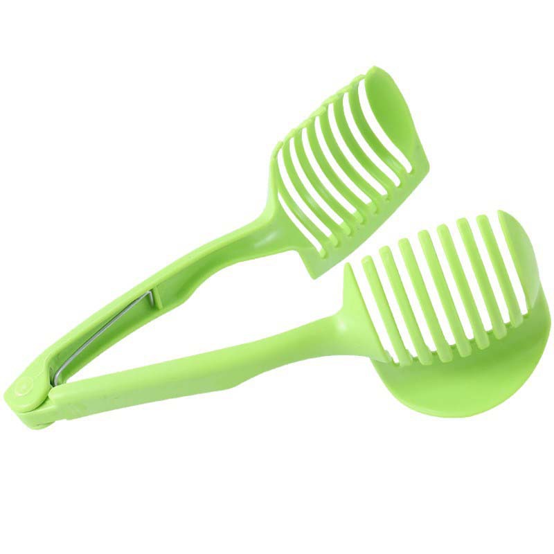 New multifunctional fruit slicer plastic with handle tomato potato lemon splitter wholesale
