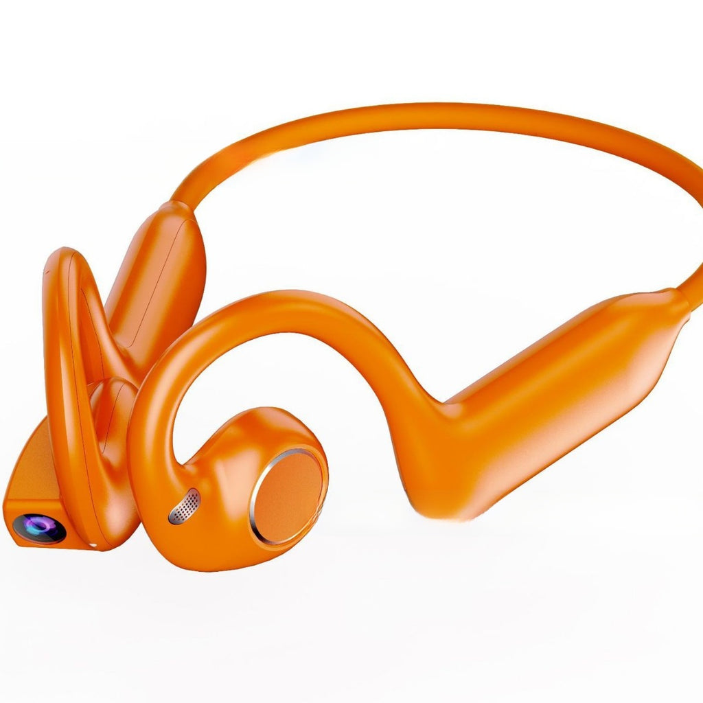 Smart Bone Conduction Bluetooth Headset with Camera