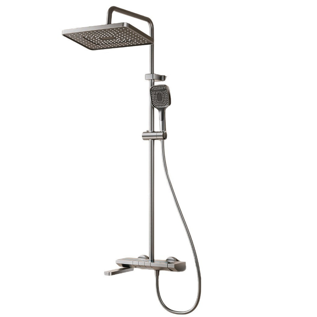 Digital Display Shower System with Pressure Boost