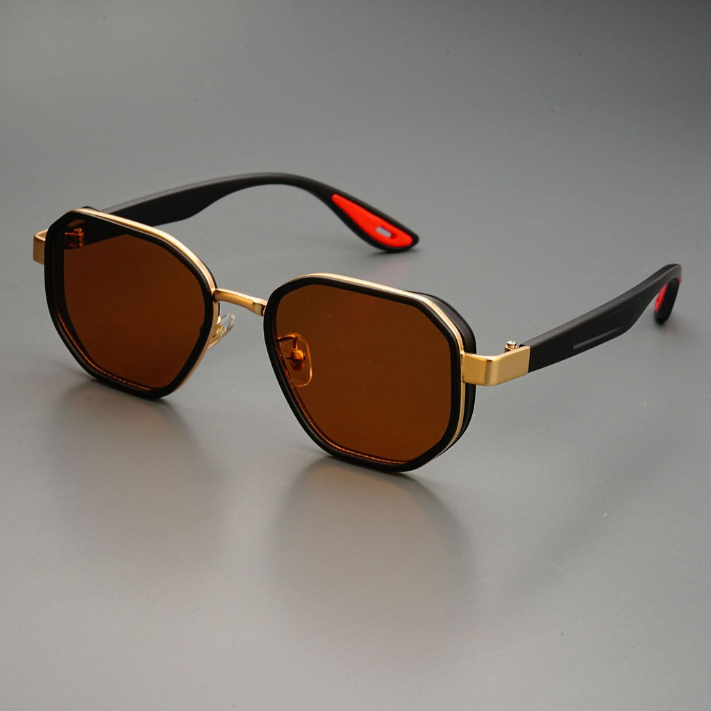 Retro Aviator Sunglasses TR90 Metal Frame