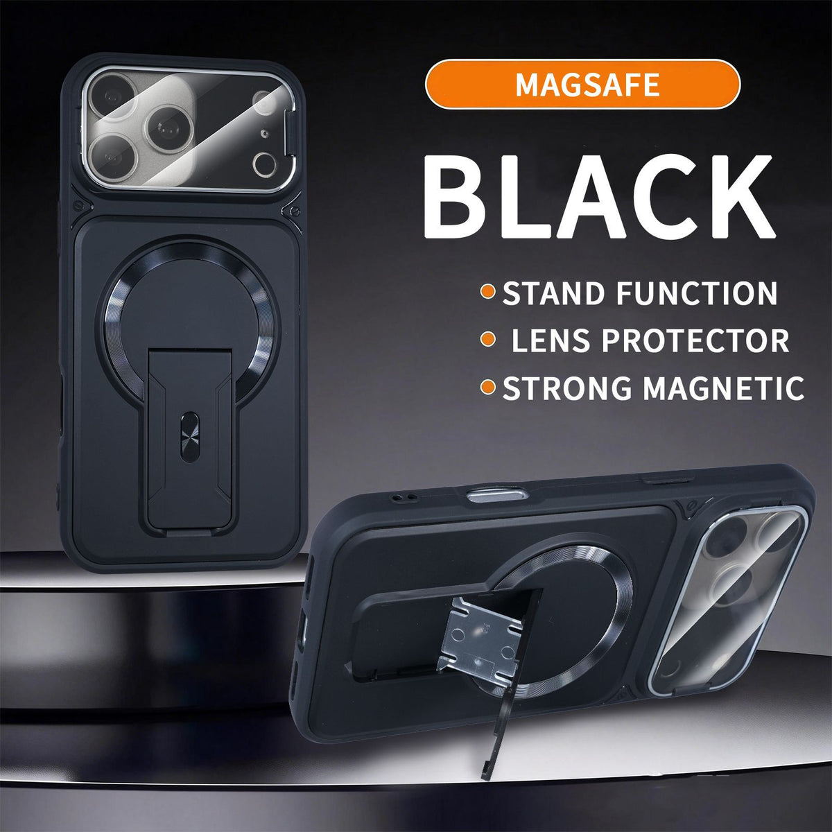 Magnetic Flip Phone Case with Stand