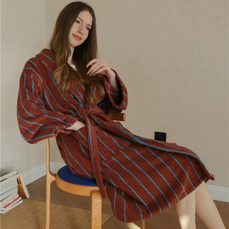 Adult couple bathrobes