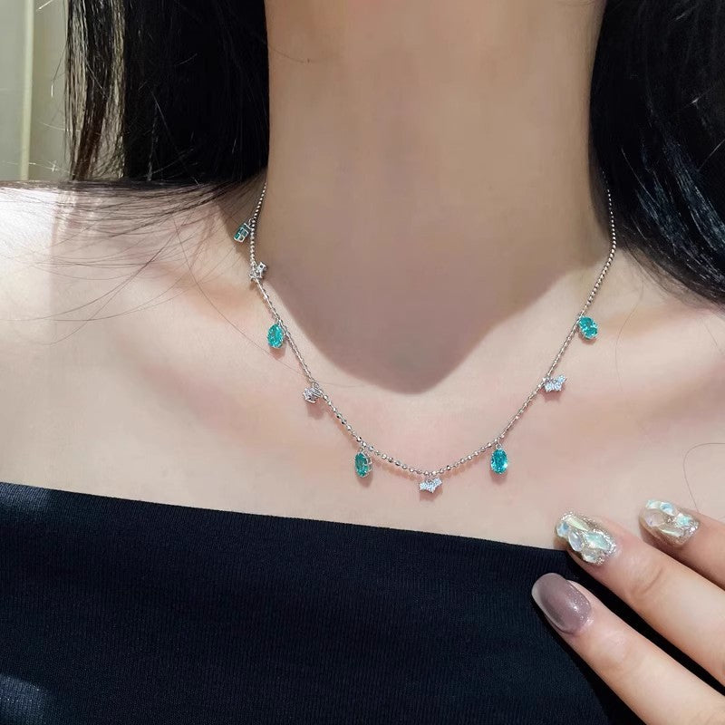 Heart Tassel Pendant Necklace