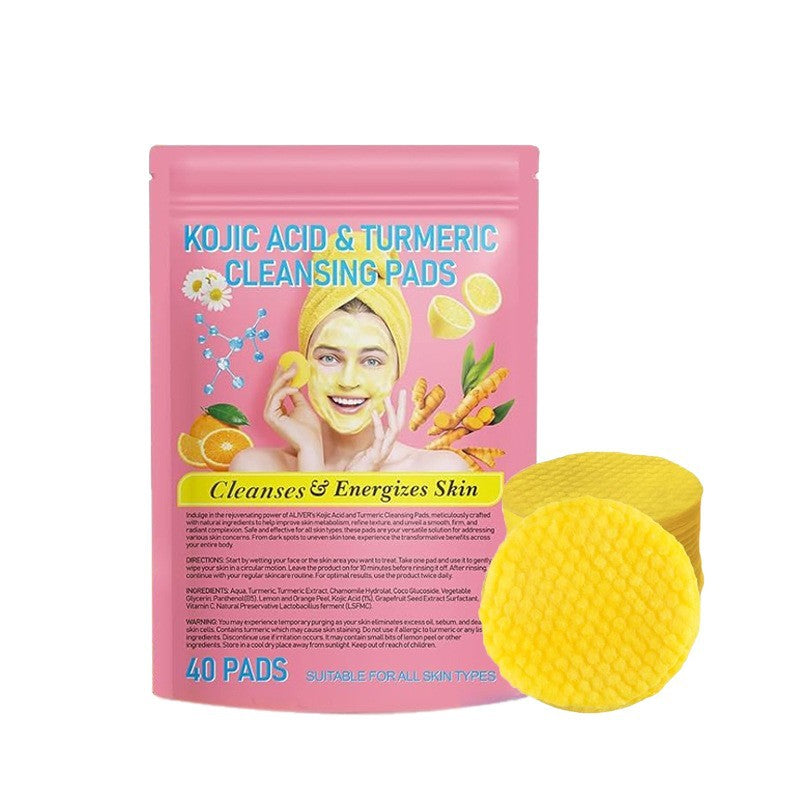 Turmeric Kojic Acid Cleansing Pads