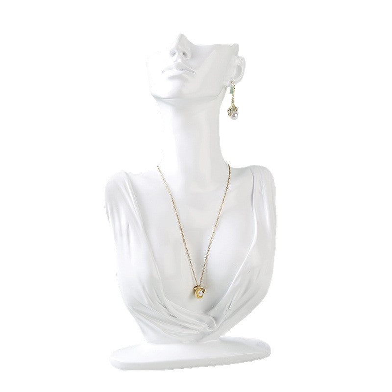 Resin Half-Body Mannequin Jewelry Display Stand