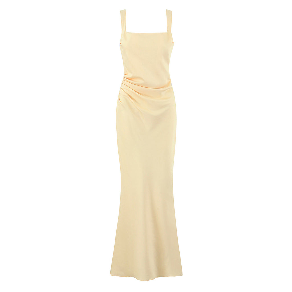 Elegant Halter Neck Fishtail Evening Gown