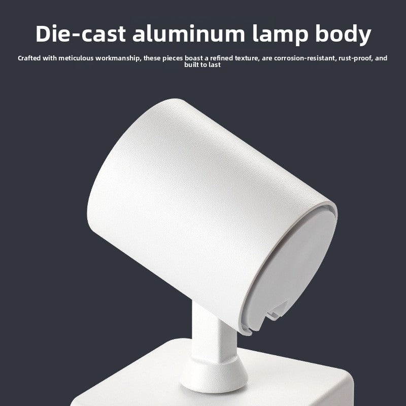 Hotel recessed wall-mounted spotlights