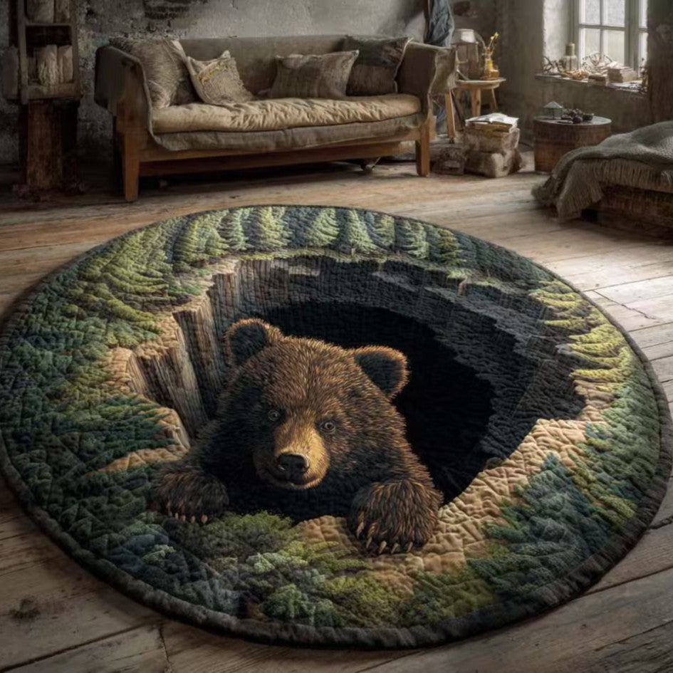Three-dimensional vision carpet