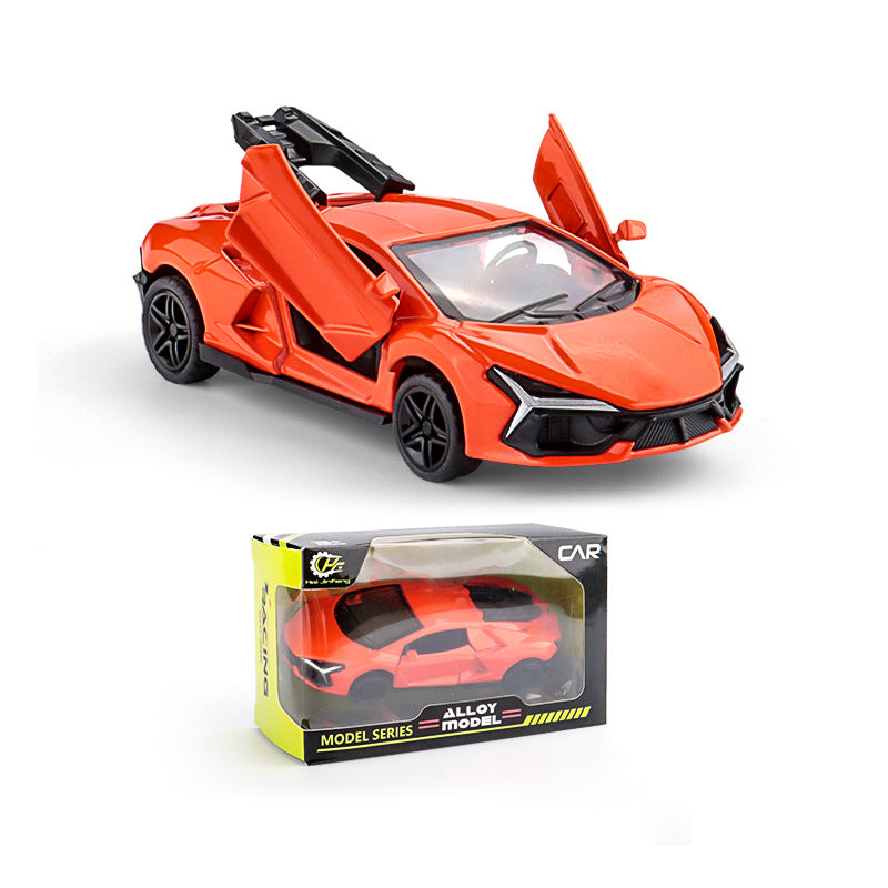 Three-Door Alloy Pull Back Toy Car Model
