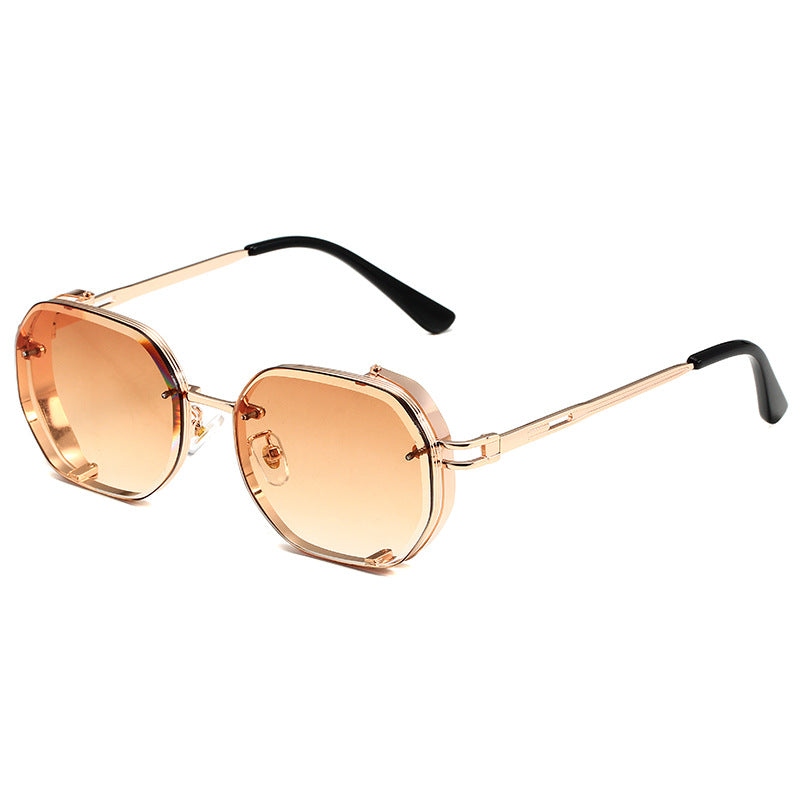 Metal Frame Square Sunglasses