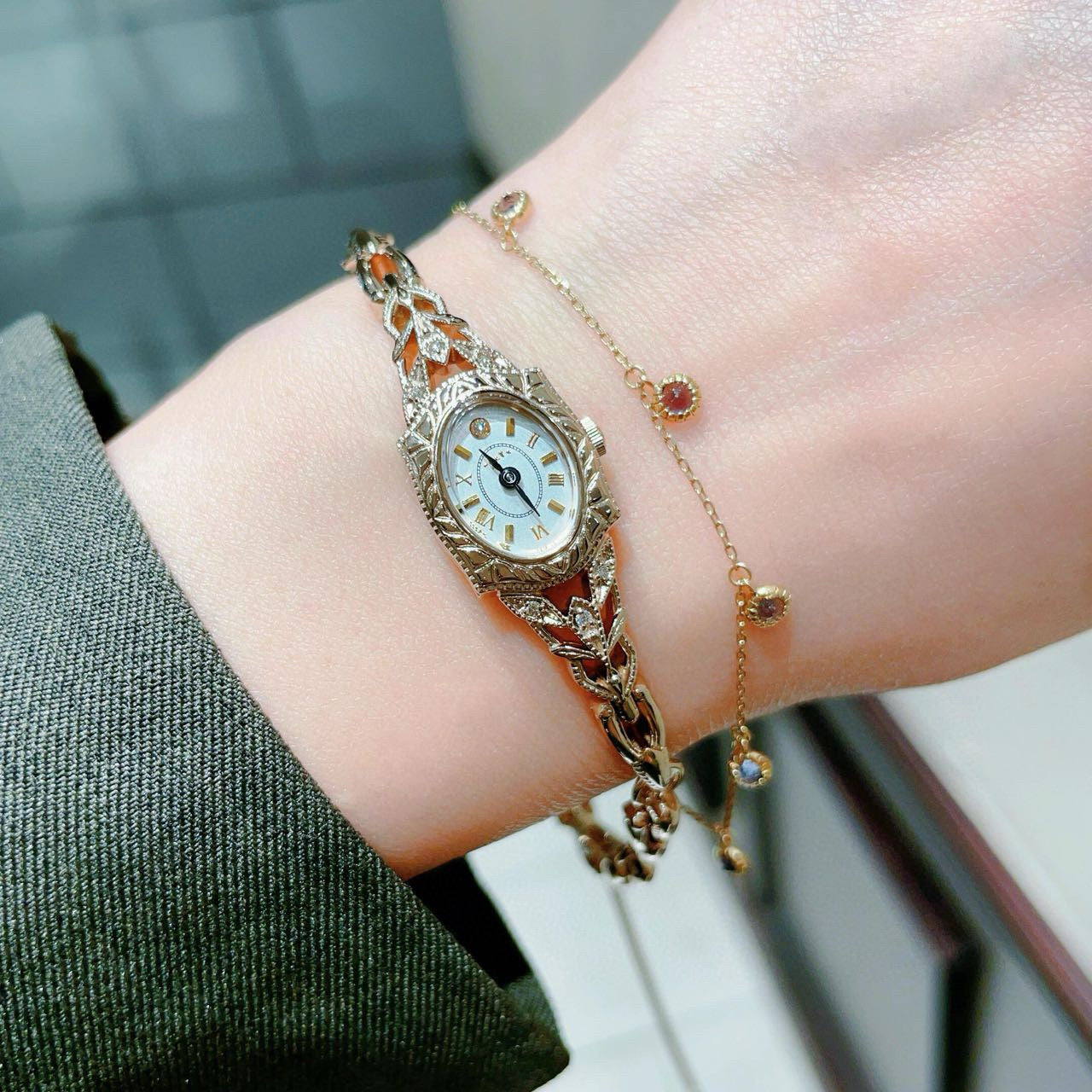 Square Retro Watch