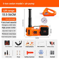 12V Electric Hydraulic Jack with Wrench and Air Pump for Cars