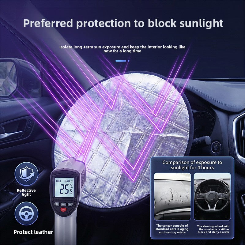 Steering Wheel Sunshade Cover