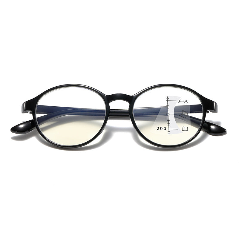Progressive Multifocal Anti-Blue Light Reading Glasses
