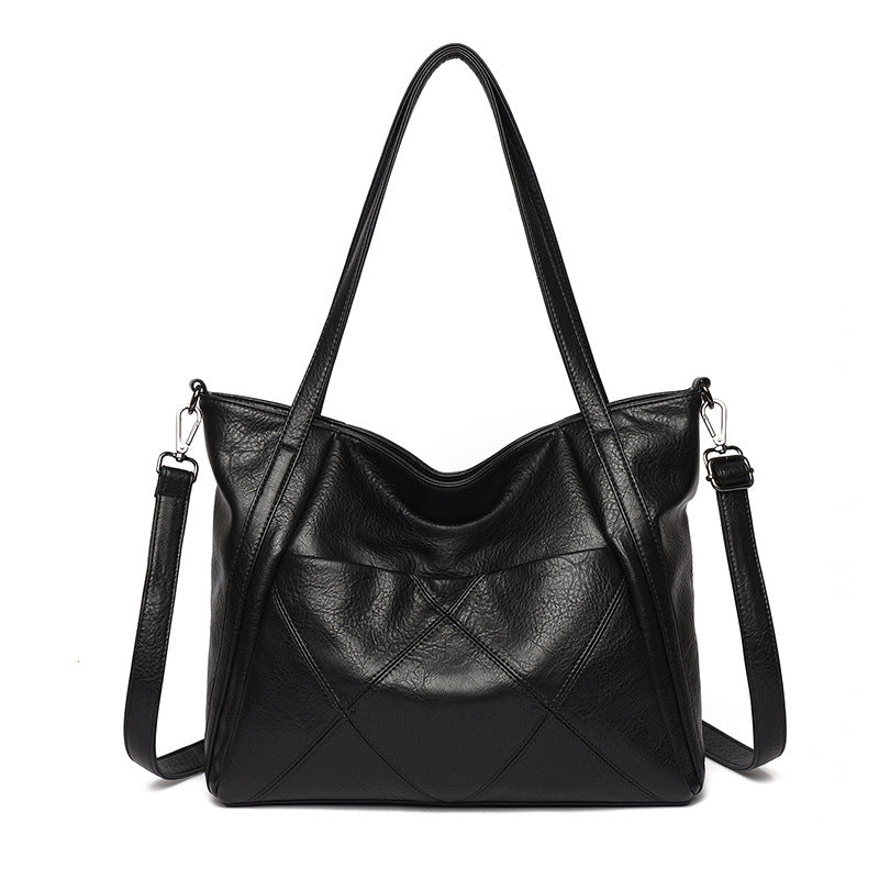 Handheld single-shoulder tote bag