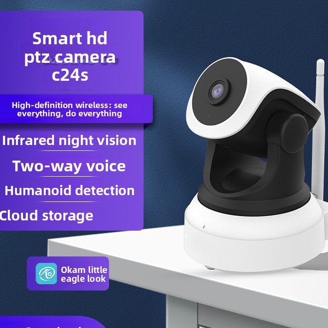 4G Indoor Security Camera with Night Vision