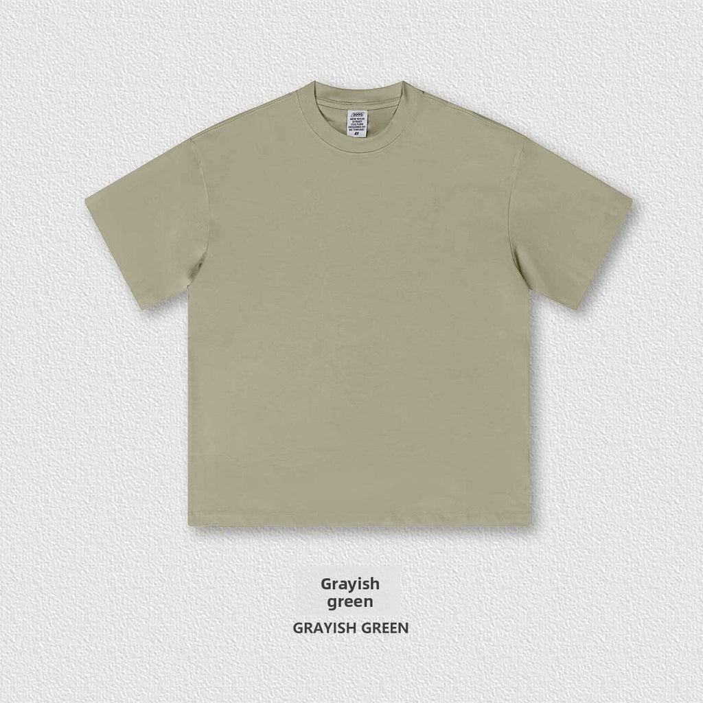 American-Style Small-Neck Short-Sleeve T-Shirt for Men