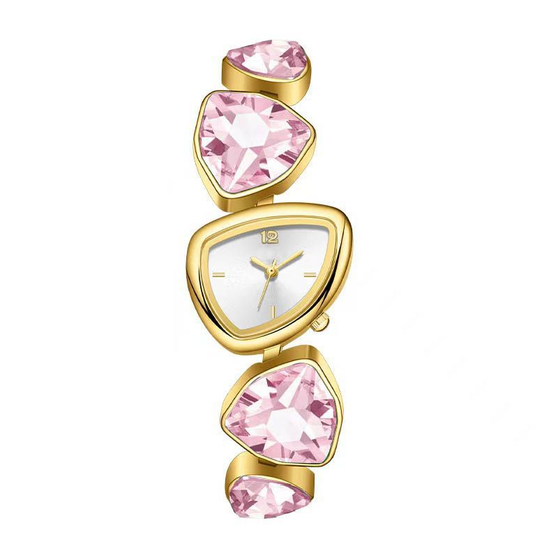 Women's Diamond Accent Quartz Watch with Metal Bracelet
