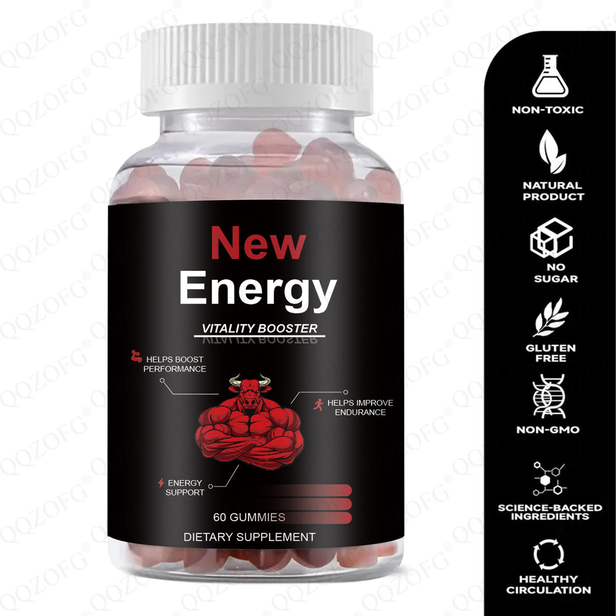 Magnesium Melatonin Dietary Supplement Gummies