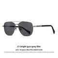 Titanium Alloy Pilot Sunglasses with UV400 Protection