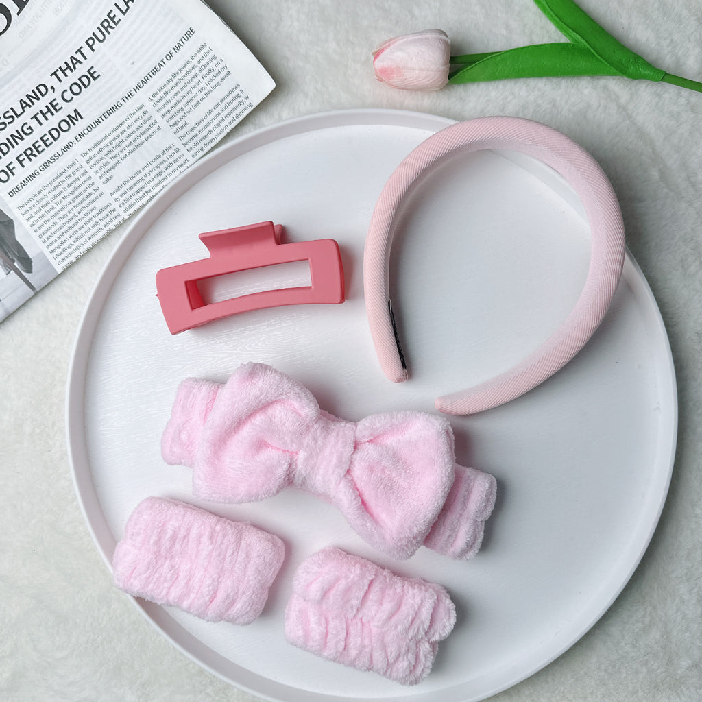 Soft Fabric Hair Accessories Set