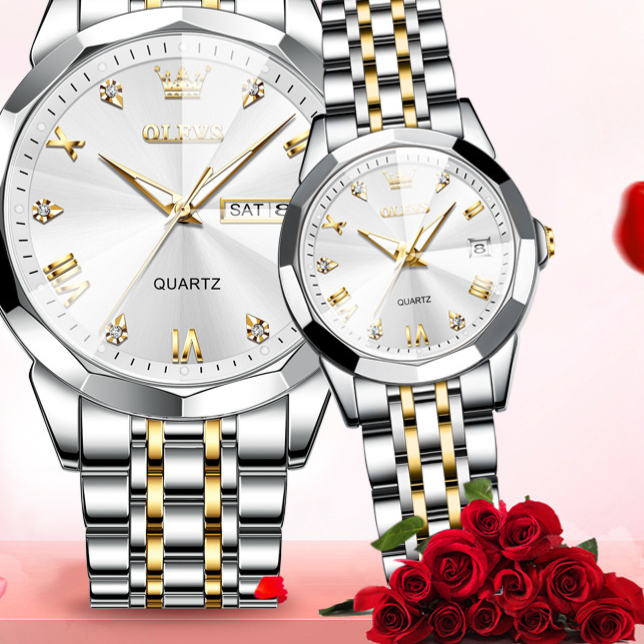 Quartz couple watches