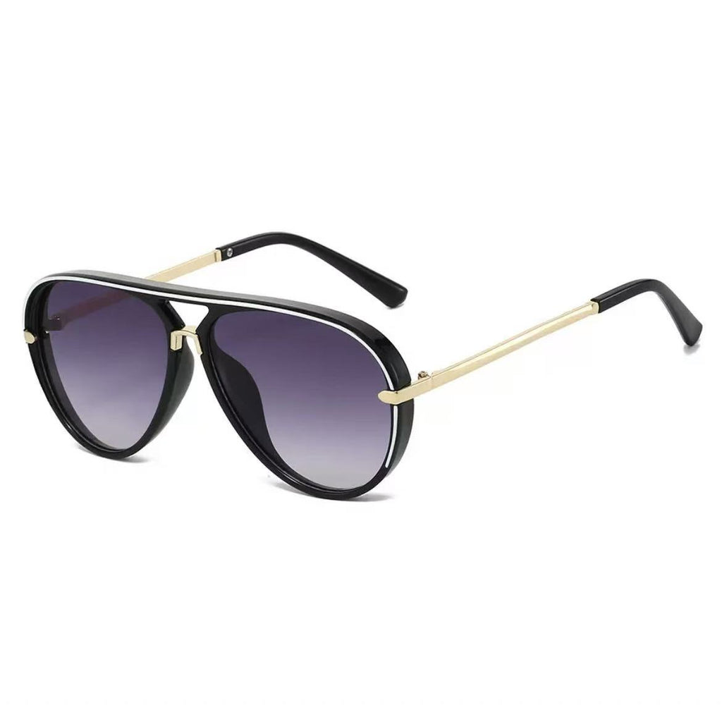 Toad-Shaped Aviator Sunglasses