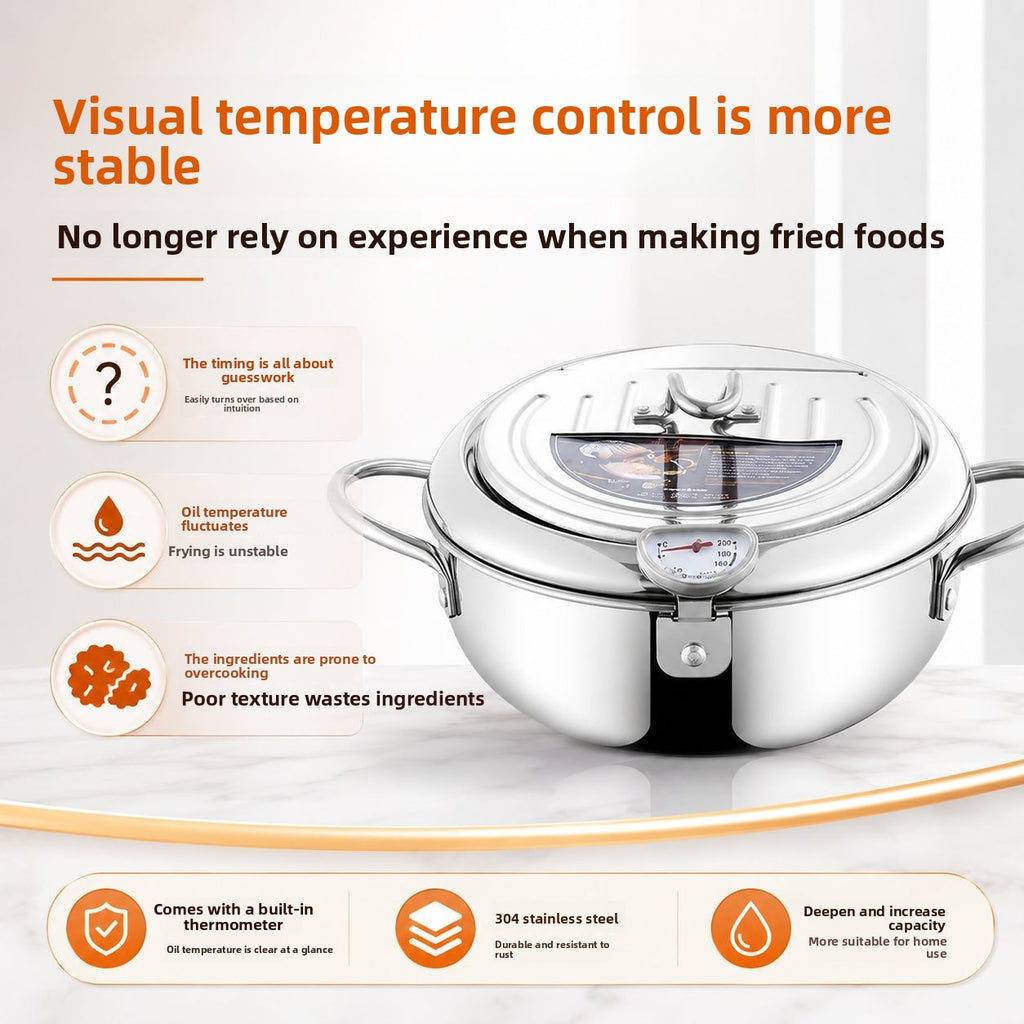 Multi-Functional Stainless Steel Fryer