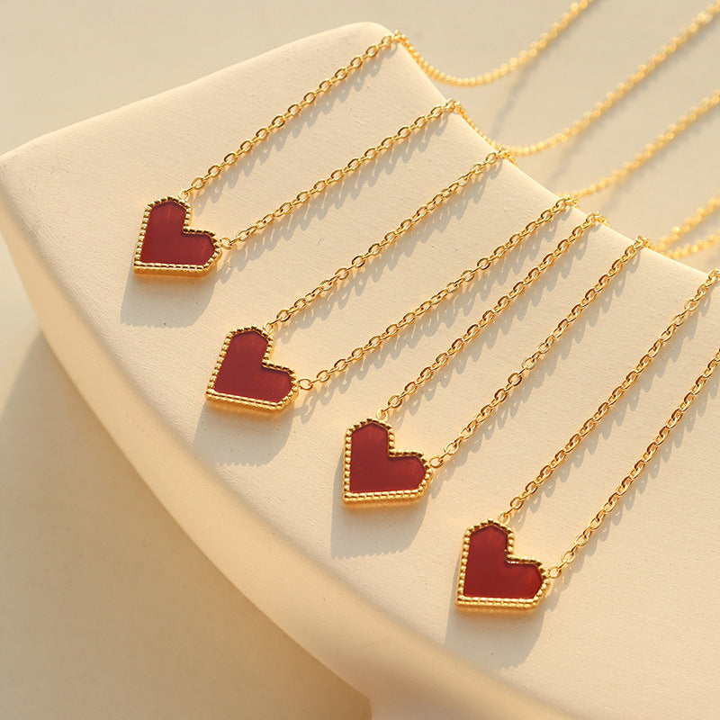 Love Heart Collar Necklace