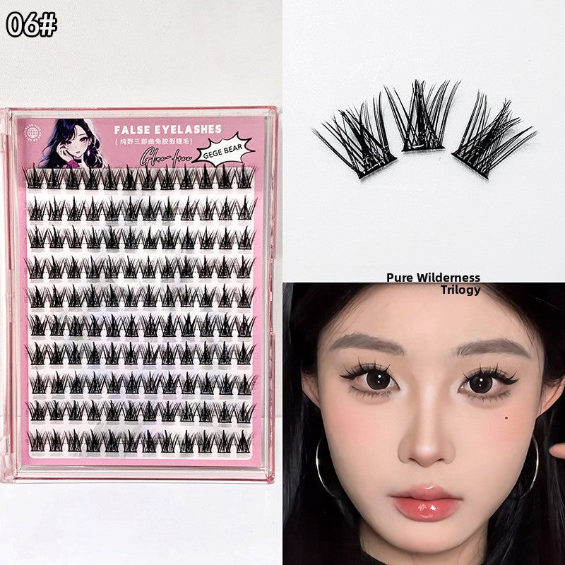 Self-adhesive false eyelashes