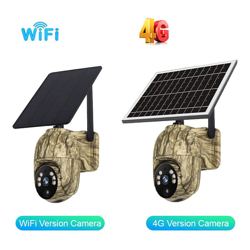 Solar Camouflage Camera Two Way Voice Full Color Night Vision Surveillance