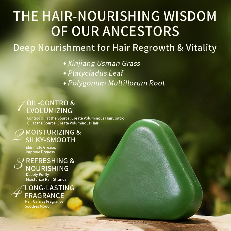 Herbal Shampoo Soap for Oil Control