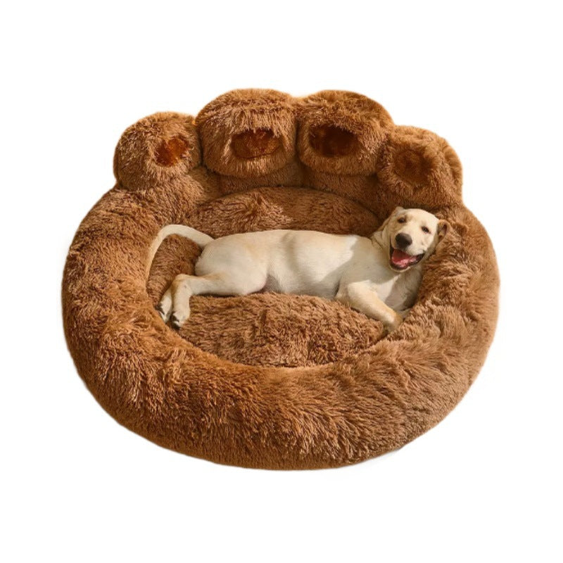 Bear paw-shaped pet sofa cushion