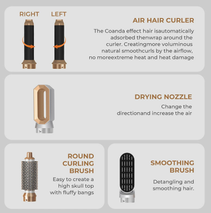 Multifunctional Hair Dryer Styling Comb