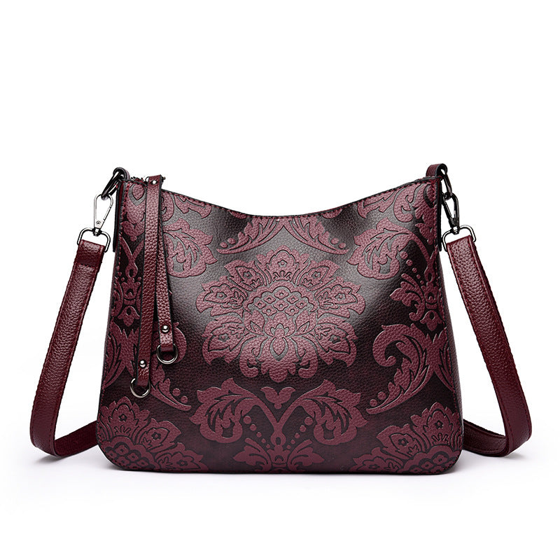 PU leather shoulder bag